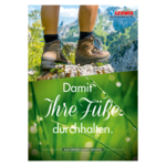 Plakat GEHWOL Wandern